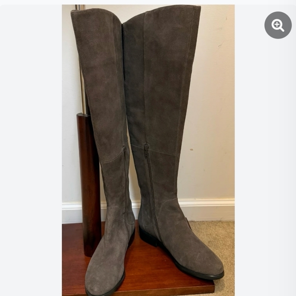 Steven By Steve Madden Real Suede Tan Over the Knee Boots